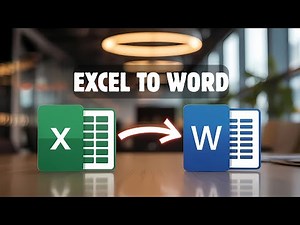 5 Best Methods to Convert Excel to Word (Fast & Easy) | Step-by-Step Tutorial #excel #word #tech