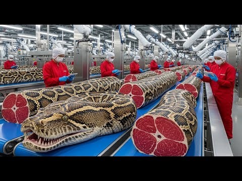 AI Factory Exposed | Inside the Python Skin Leather & Meat Factory