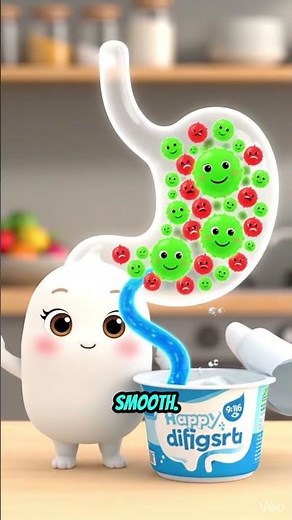 Yogurt probiotics help digestion but watch this balance 🥛 #foodvox