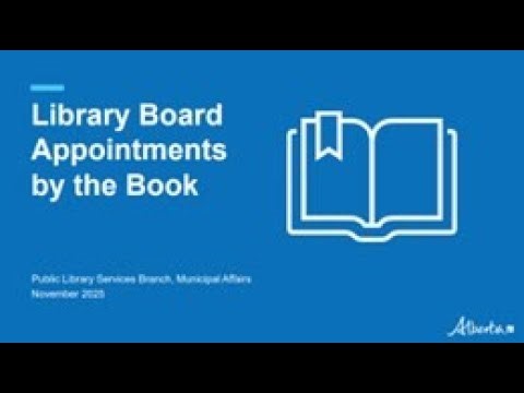 Library Board Appointments by the Book – Fall 2025