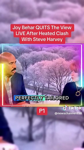 Steve Harvey Clashes With Joy Behar on The View