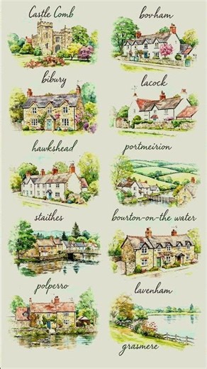 Stepping into these UK villages feels like time travel #Aesthetic #Villages