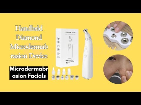 Portable Microdermabrasion Machine for Home Use | Exfoliate & Clean Pores at Home |Step-by-Step Demo