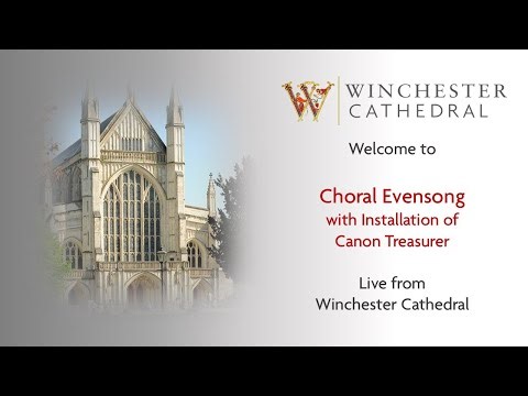04-05-25 Choral Evensong with Installation of Canon Treasurer live from Winchester Cathedral. 🇺🇦