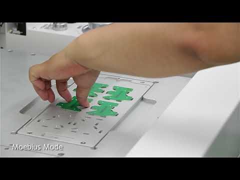 PCB Depaneling Off-line Router : Cutting unic concept ( Moebius type )