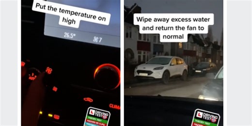 Some drivers have no idea about this simple trick to defrost your windshield in seconds