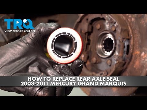 How to Replace Rear Axle Seal 2003-2011 Mercury Grand Marquis