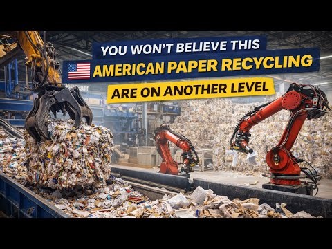 You Won't Believe This American Paper Recycling Process Are On Another Level