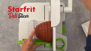 NEW The Starfrit DELI SLICER multifunction slicer allows you to easily slice meat, cheese, bread and more with a single blade. You can now slice like a PRO at home! https://www.starfrit.com/en/deli-slicer NOUVEAU La trancheuse multifonction DELI SLICER vous permet de trancher facilement la viande, le pain, le fromage et plus encore avec une seule lame. Vous pouvez maintenant trancher en PRO à la maison! https://www.starfrit.com/fr/deli-slicer | Starfrit