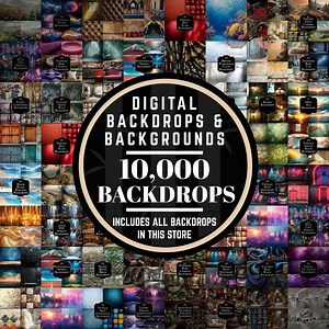Photography Backdrop Bundle - 10,000 Backdrops - Digital Backdrops, Photoshop Composites, Master Overlays, Studio Portrait Backgrounds - Etsy