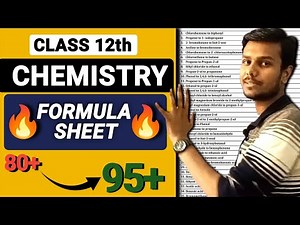 All formulas | Class 12 Chemistry | Formula sheet | CBSE Board 2025/26