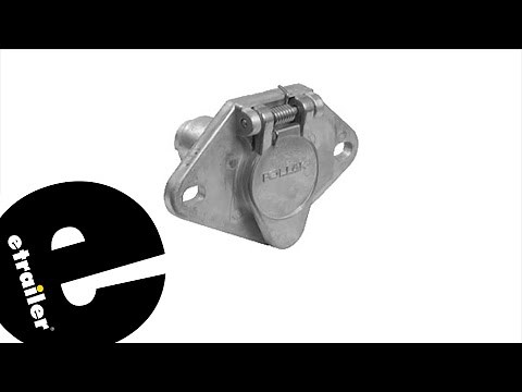 etrailer | Breaking Down the Pollak Heavy-Duty, 4-Pole, Round Pin Trailer Wiring Socket