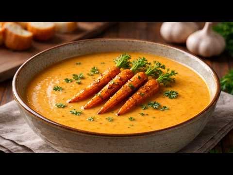 My Italian friend taught me this incredible carrot soup recipe❗ Simple and delicious❗