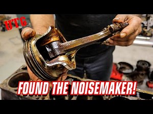 Your First Engine Job - Tearing Into It's Guts. Pistons And Rod Removal And Inspection