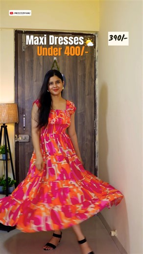 Meesho maxi dresses 😍 under 400/- #maxi #dress #meesho #shorts #haul