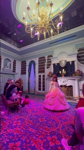 Storytime with Belle at the Magic Kingdom!