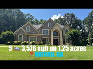 🔥Beautiful MUST-SEE Home on 1.25 Acres in Oxford, GA | Peaceful Luxury Living in Georgia!🔥