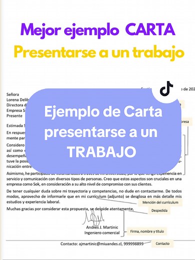 Ejemplo de carta para solicitar un trabajo efectivamente