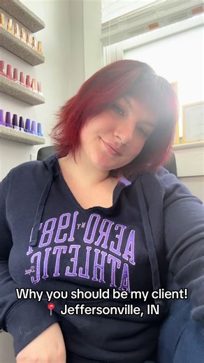 Why YOU should be my client… I love and appreciate all of my clients so much. Whether it’s a silent appointment or a yapping appointment I adore seeing my regulars. #jeffersonville #louisville #nails #nailtech #nailart