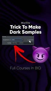 1.9K views · 80 reactions | Want your samples to sound dark? Right-click and edit in the audio editor, then set the sample rate to the lowest value. This trick reduces the quality, giving a dark, Lo-fi effect. Add some reverb to make it even darker.⁠ ⁠ Get our free samples at mixelite.com/free⁠ ⁠ #musicproduction #lofi #audiotricks #producertips #sounddesign #musicproducerlife #beatmaker #musicproducers #productionhacks #lofihiphop | FL Studio Daily | Facebook