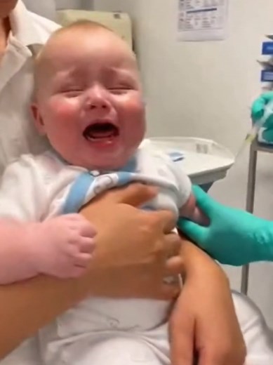 Emotional Moments of Baby's First Injection