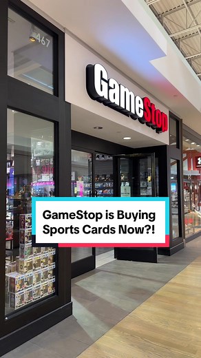 GameStop is buying sports cards!? let’s see what GameStop will offer for three baseball cards in my collection! #sportscards #baseballcards #gamestop #gme #thehobby #greenscreen