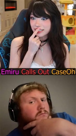 Emiru Calls Out CaseOh #emiru #caseoh #twitchclips #twitch
