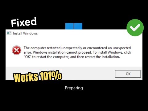 The Computer Restarted Unexpectedly Or Encountered An Unexpected Error Windows 11 FIX ( Works 101% )