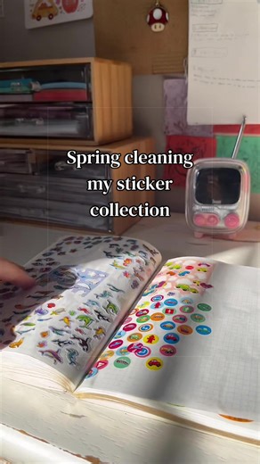 Spring cleaning old attachments and making room for new memories! It’s about time, I having gone through my collection in ages. #stickercollection #stickers #journal #nostalgia #scrapbook