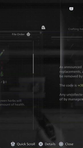 examination room safe code in Resident Evil Requiem. #residentevil #residentevilrequiem #gaming
