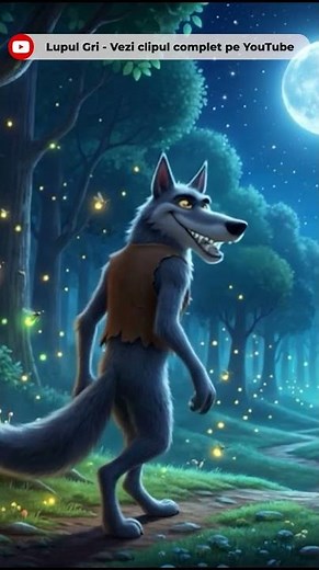 Lupul Gri 🐺 | Cântec pentru copiii neascultători #CucuBau