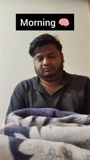 Chetan Tiwase on Instagram: "Current status: Loading... please do not unplug. 🔌😴 #MorningVibes #BrainFog #WakeUpCall #FunnyVideos #instagramreels"