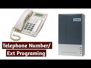 Telephone Intercom system number programming