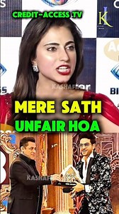 Mere sath unfair hoa 🏆😱📈#bigboss19 #farrhanabhatt #gauravkhanna ​⁠‪@AccessTVv‬