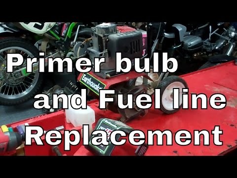 Primer bulb replacement fuel line repair, chainsaws, string trimmers, mini rototiller
