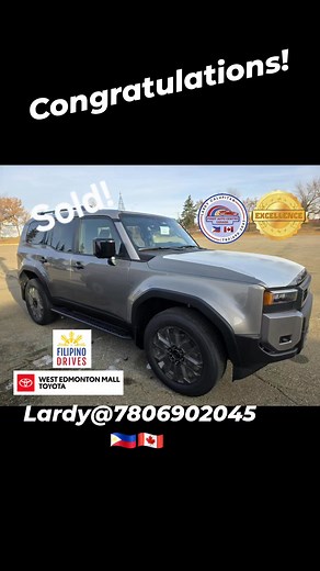 We Make it Happen! Call Lardy @7806902045 #westedmontonmalltoyota #pinoyautocentrocanada #FilipinoDrives #Wecangetyouapproved #UpgradeYourRide #supportyourkabayan #pinoysacanada #PinoyInCanada @highlight "I do not own the rights to this music. This song is copyrighted and used for entertainment purposes only. All rights belong to the original creator(s) or copyright holder(s). No infringement intended." | Lardy Calupitan