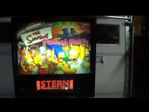 THE SIMPSONS PINBALL PARTY PINBALL MACHINE - BY STERN 2003