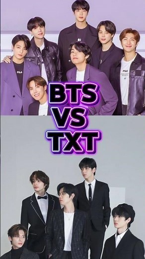 BTS VS TXT#who is best?#
