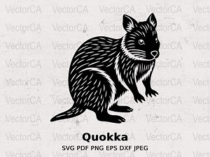 Quokka SVG, Cricut, Scanncut, Instant Digital Download, Vector Cutting File, Silhouette Image for Craft Project, Australian Wildlife Clipart - Etsy Canada