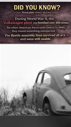 VOLKSWAGEN PLANT DURING WW2 #worldwar2 #history #ww2