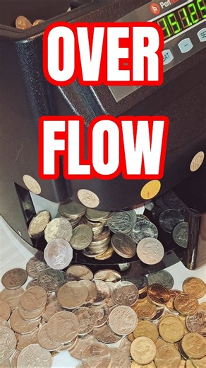 Coin Counter Overflowing Everywhere 😳
