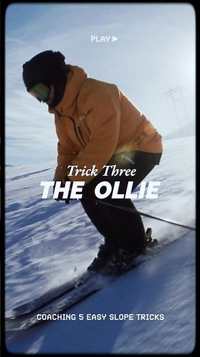 5 Easy Slope Tricks | The Ollie ⛷️ #skiing #shorts