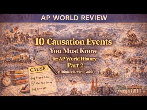 10 MORE Causations to Know for the AP World History Exam
