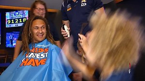8.7K views · 144 reactions | Fans, family and former teammates came out in force today to watch a cowboys legend trade his long locks for a buzz cut. Ray Thompson was inspired by Townsville boy Dallas Murgha - and together they've raised more than $13,000 for the World's Greatest Shave. 7NEWS at 6pm. More local news: 7news.com.au/news/qld #7NEWS | 7NEWS Townsville | Facebook