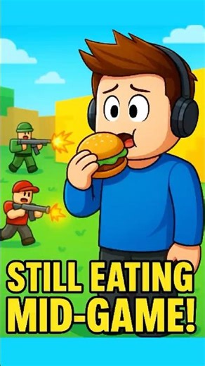 That One Roblox Friend Who Can’t Stop Eating While Playing 😂🍔