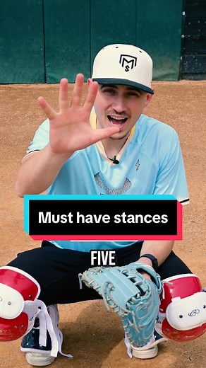 Catchers‼️ Your stance is foundational to everything you do behind the plate 🧱 Here are the ✋🏽 stances you need to succees 1️⃣ Primary 2️⃣ Secondary 3️⃣ Single Knee 4️⃣ Modified Kickstand 5️⃣ Sign Stance So if you haven’t taken the 7-day stance challenge, go to catchingmadesimple.com/stance and take it and get those stances dialed in 💪🏼