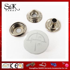 [Hot Item] Fashion Metal Button Jacket Type Snap Fasteners Button for Garment with Enamel