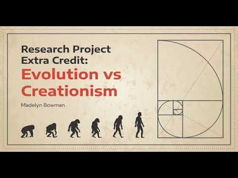 Research Project Extra Credit - Teaching Evolution vs Creationism