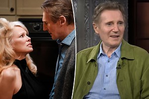 Liam Neeson opens up about filming ‘strange’ sex scene with Pamela Anderson in ‘The Naked Gun’ as romance rumors swirl