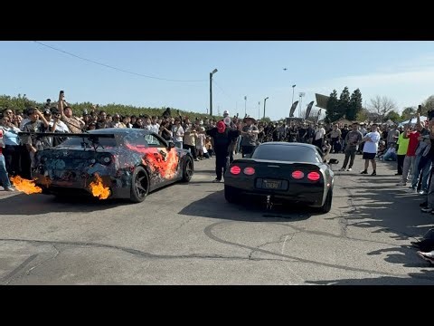 2JZ Lamborghini dominates 2 step comp -GTR +LOUD VOLKSWAGEN